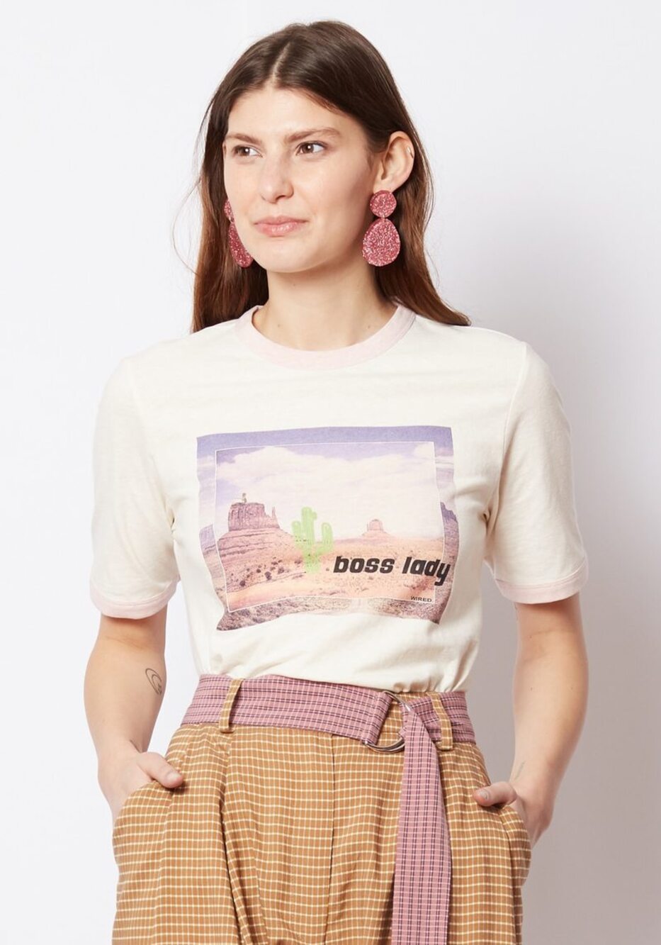 Ganni Boss Lady Jersey Tee